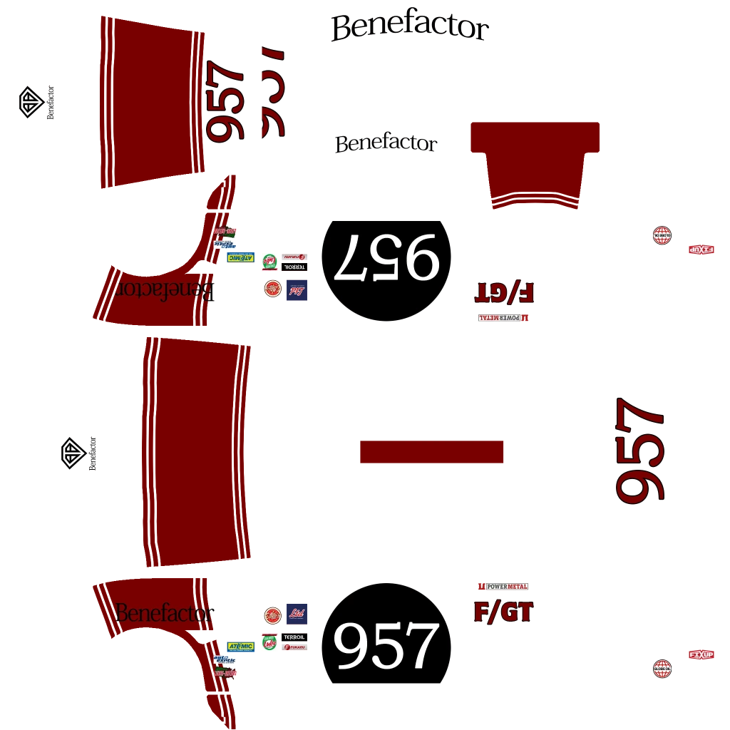 Benefactor Feltzer Classic livery 19 template