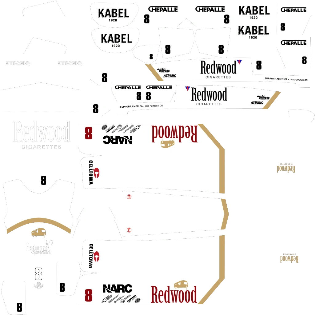 Ocelot R88 livery 10 template