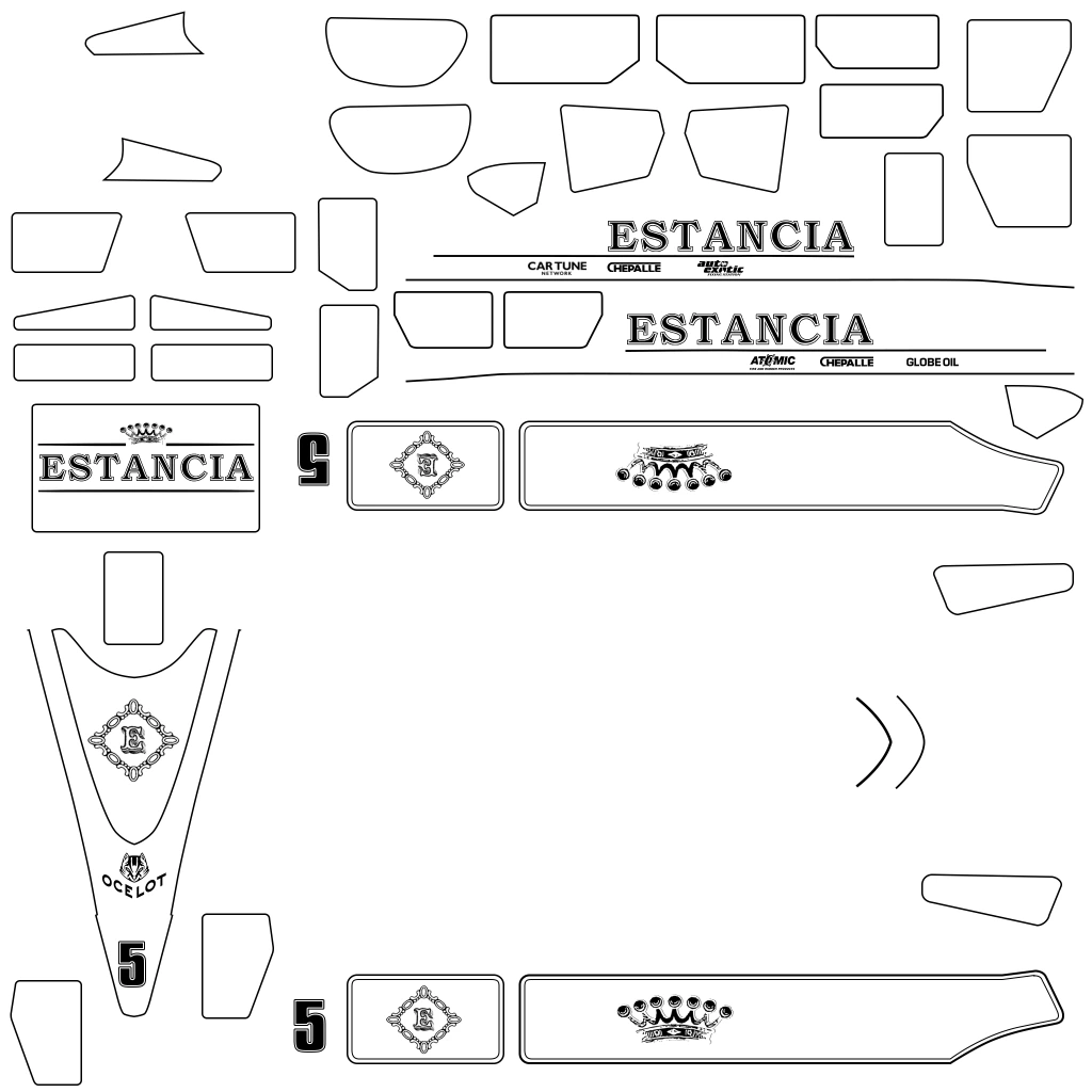 Ocelot R88 livery 4 template