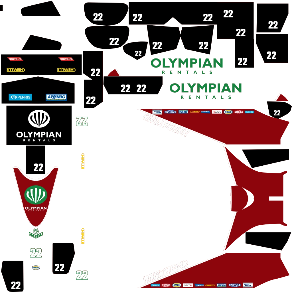 Ocelot R88 livery 8 template