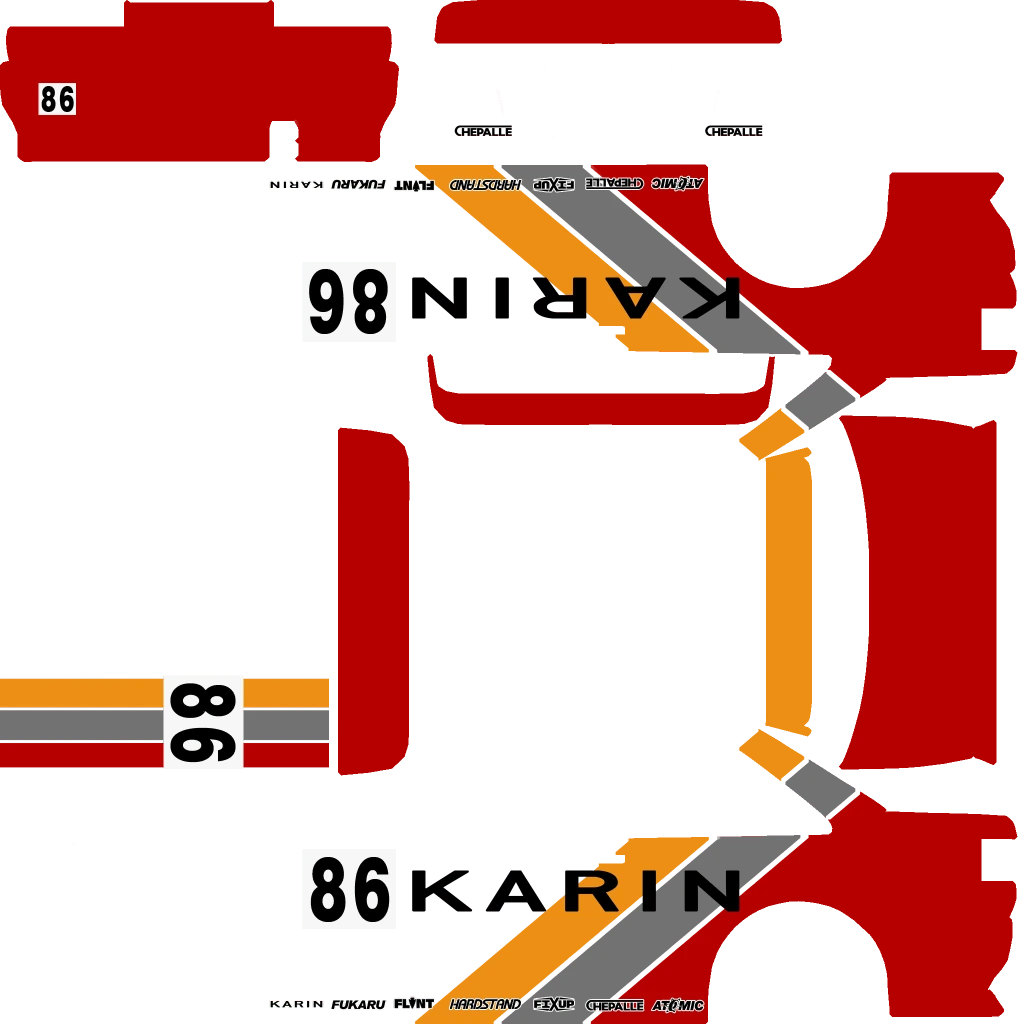 Karin Futo livery 4 template