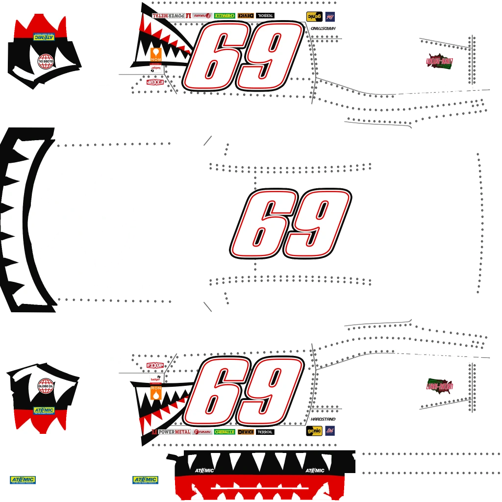 Bravado Hotring Hellfire livery 13 template