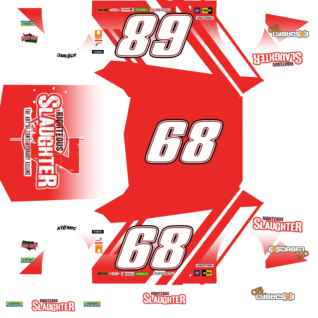 Bravado Hotring Hellfire livery 18 template