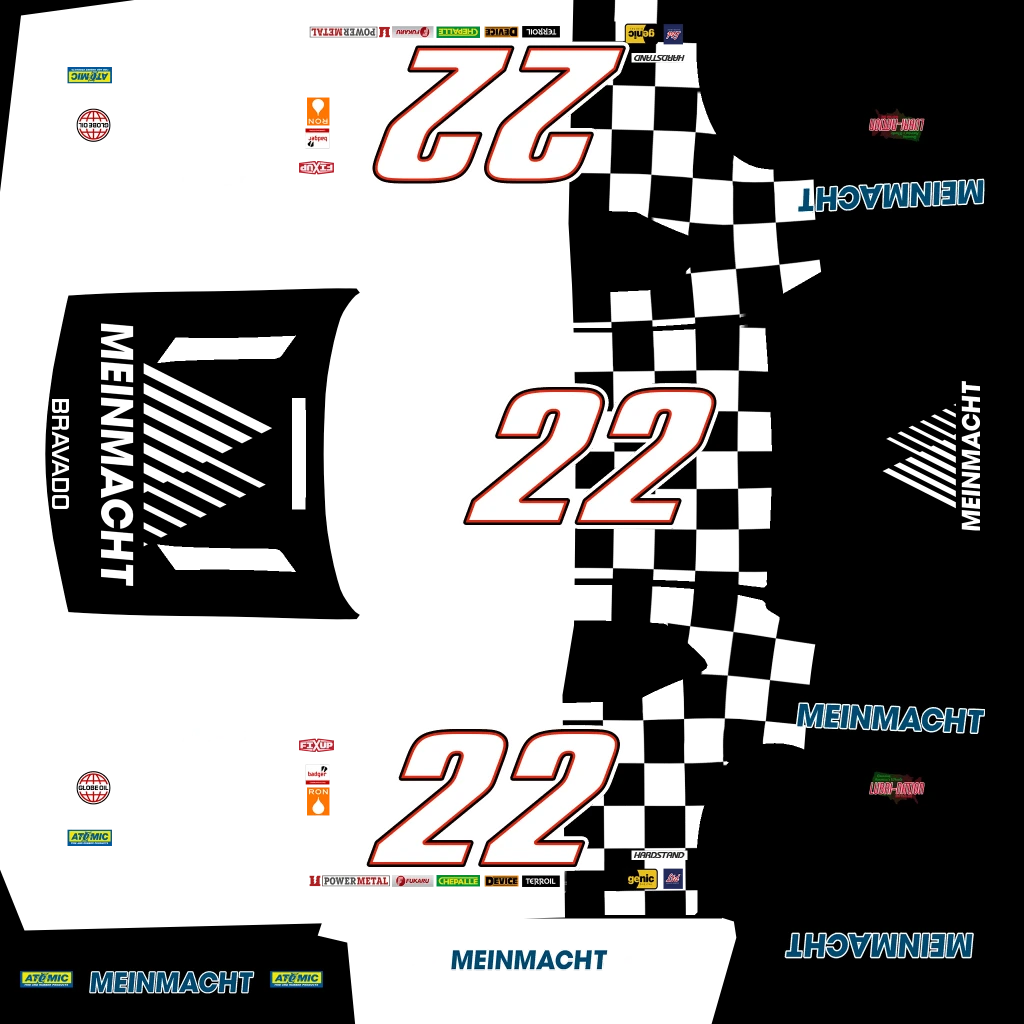 Bravado Hotring Hellfire livery 23 template