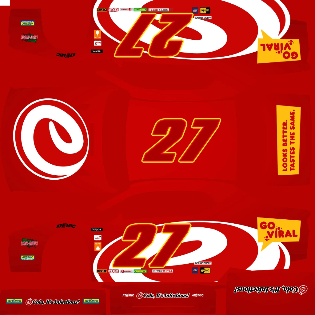 Bravado Hotring Hellfire livery 24 template