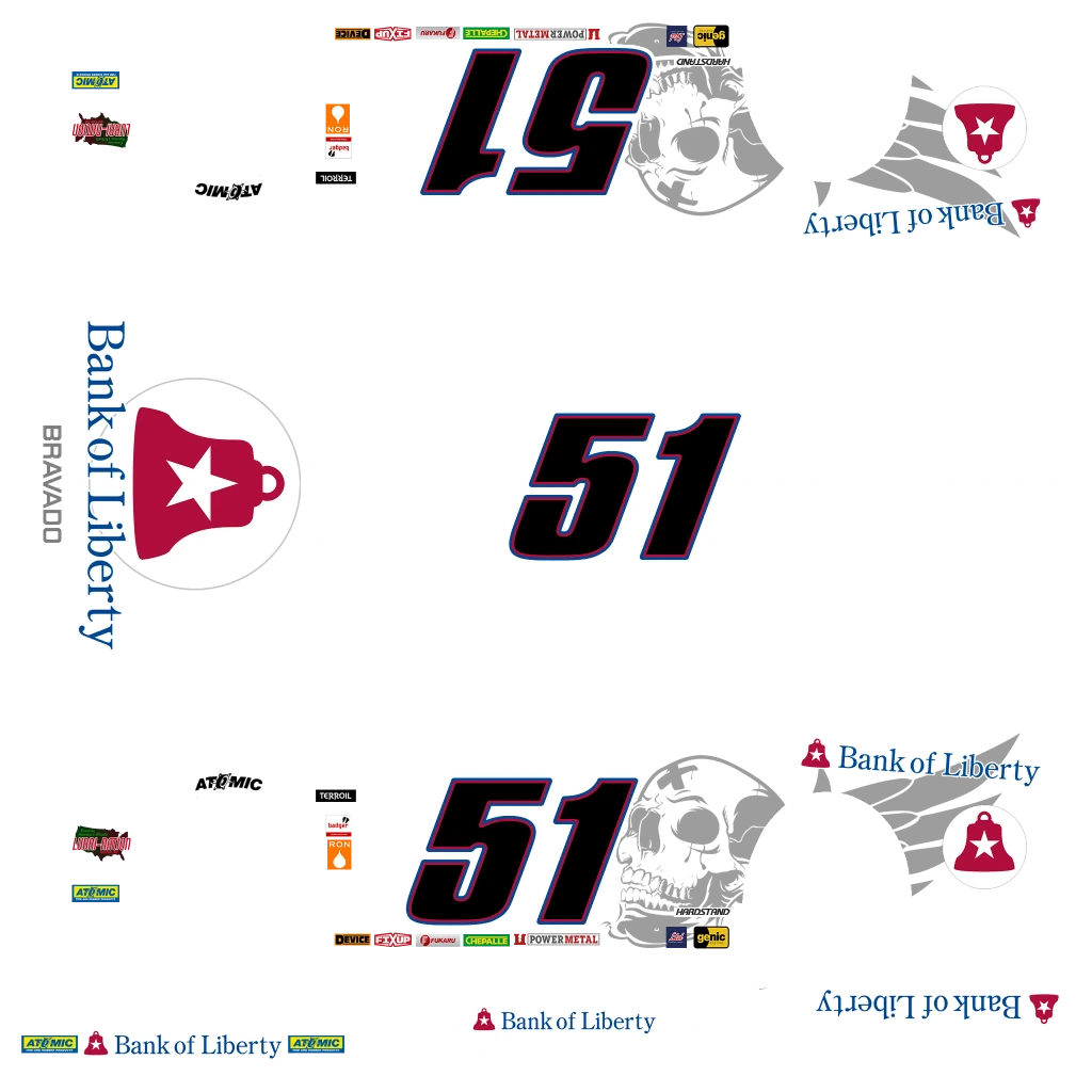 Bravado Hotring Hellfire livery 6 template