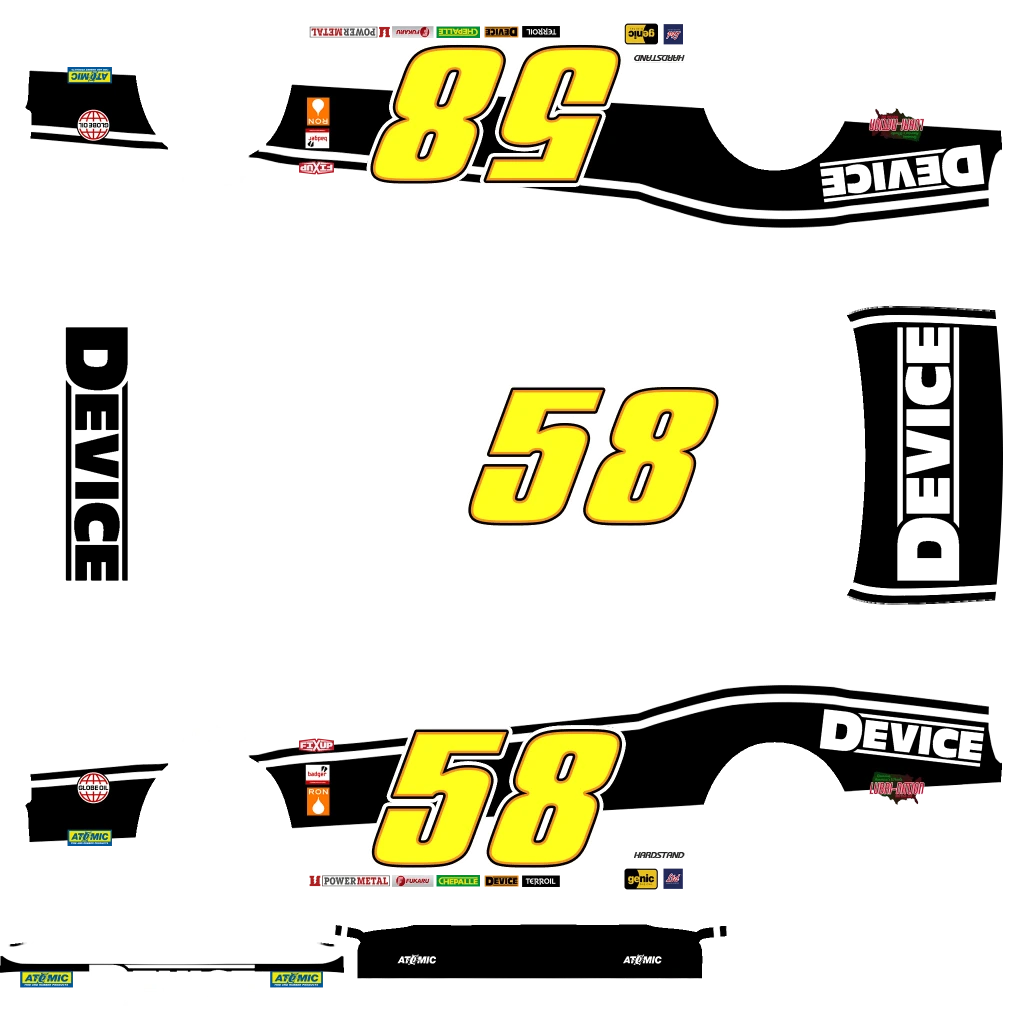 Bravado Hotring Hellfire livery 9 template