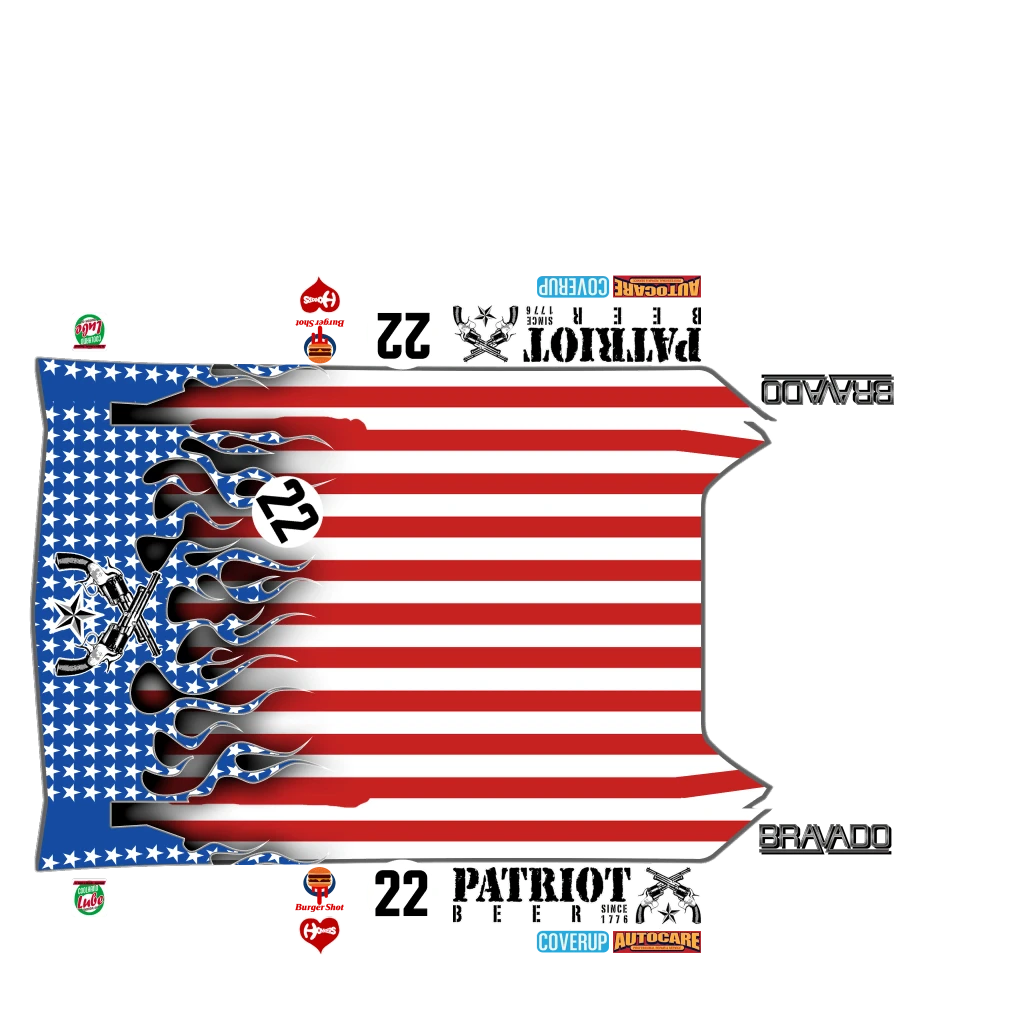 Bravado Gauntlet Classic livery 10 template