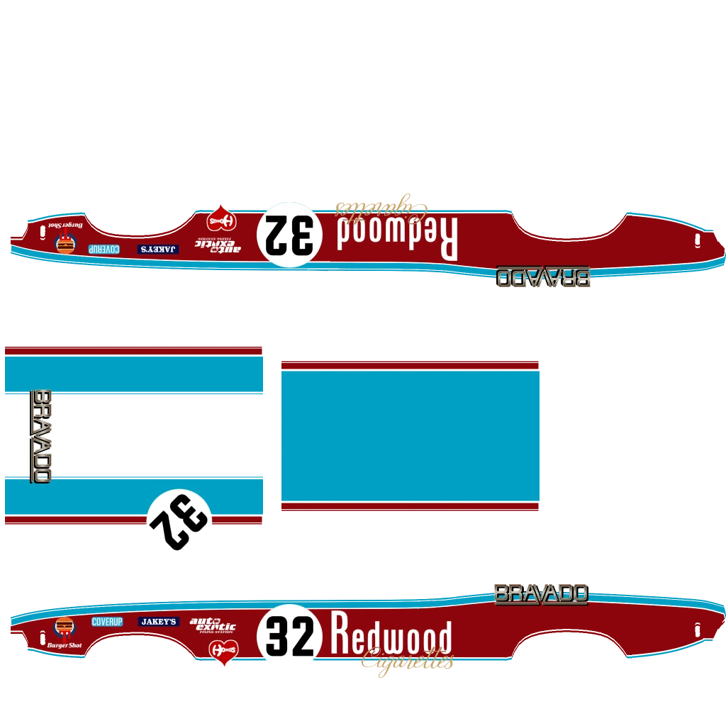 Bravado Gauntlet Classic livery 7 template