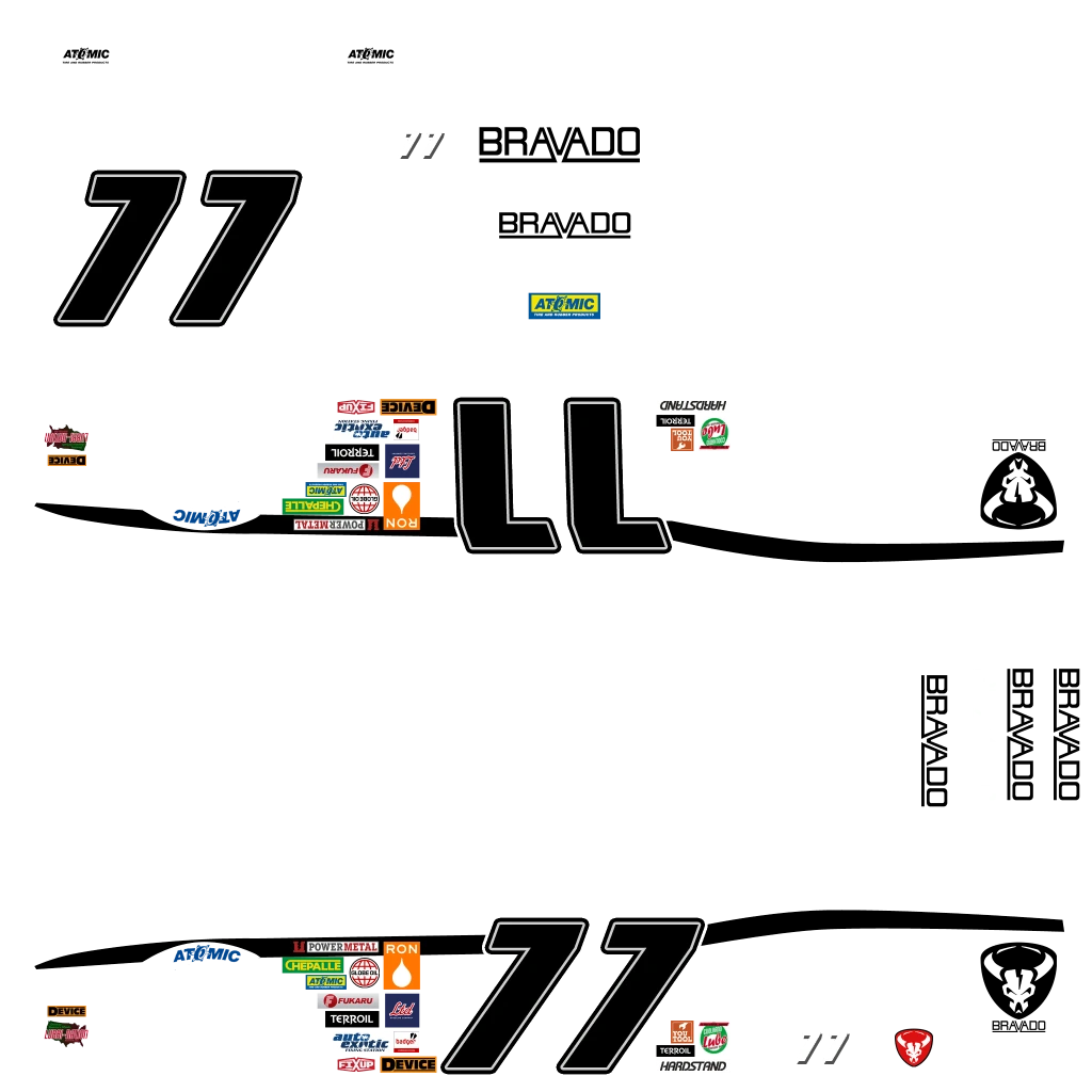 Bravado Gauntlet Hellfire livery 11 template