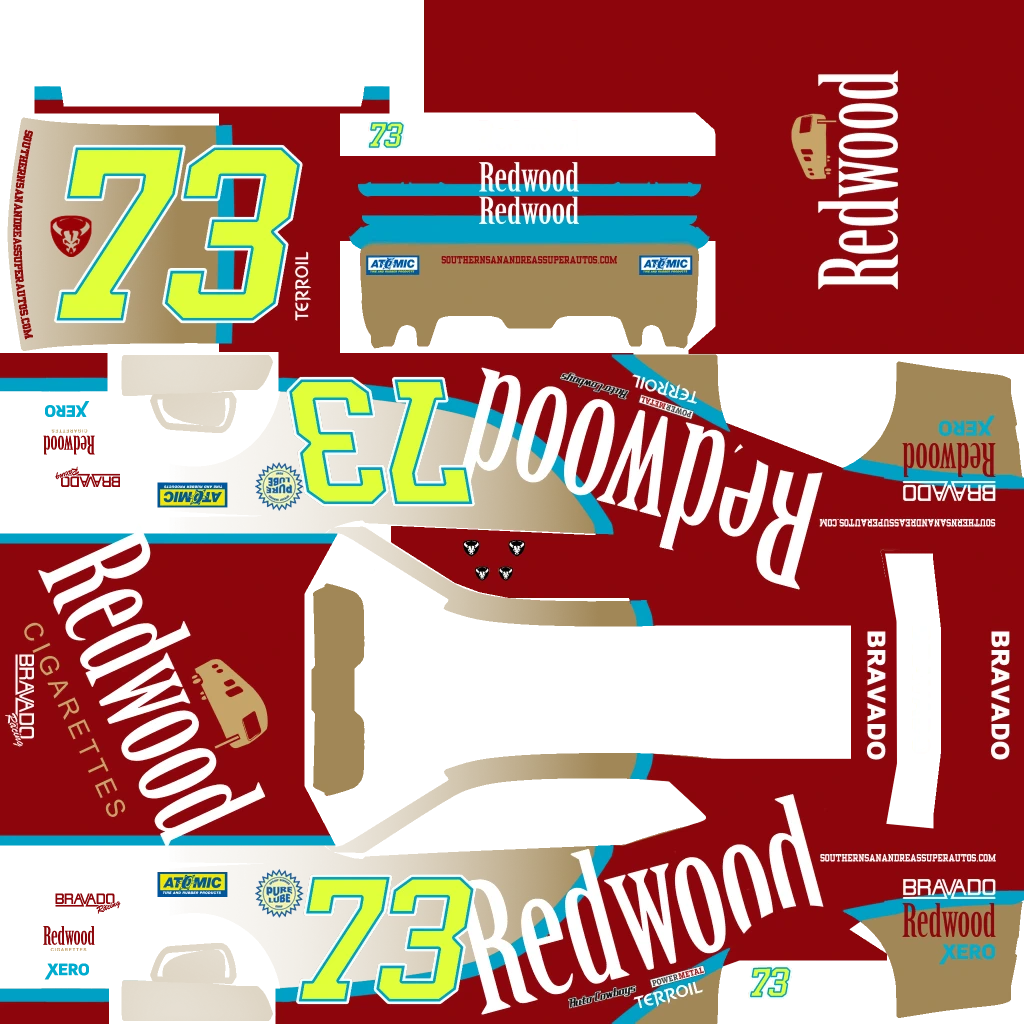 Bravado Gauntlet Hellfire livery 8 template