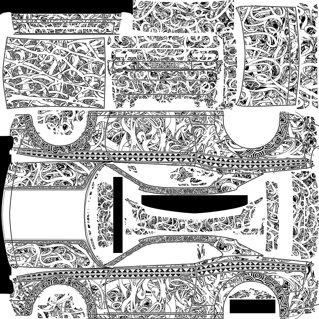 Bravado Gauntlet Hellfire livery 9 template