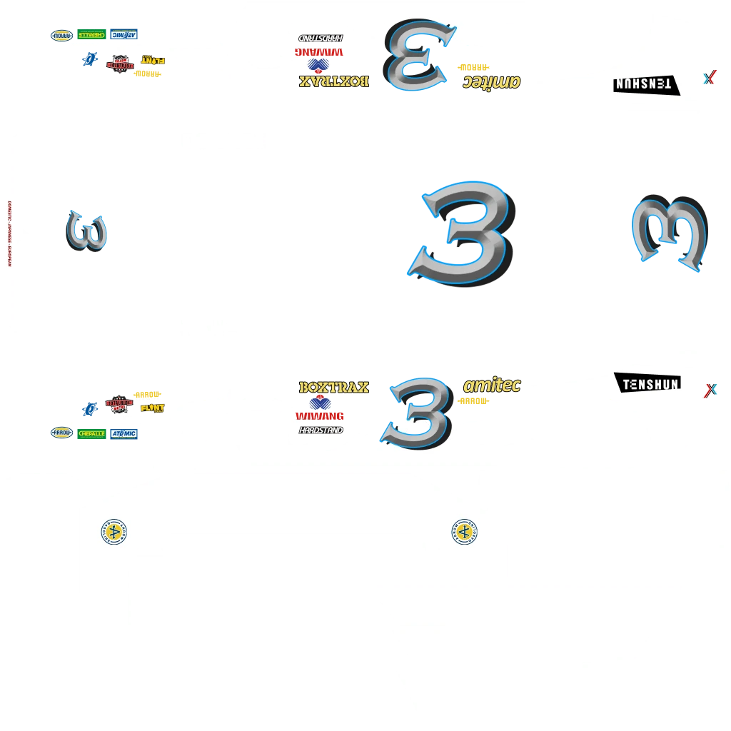 Bravado Gauntlet Classic Custom livery 10 template