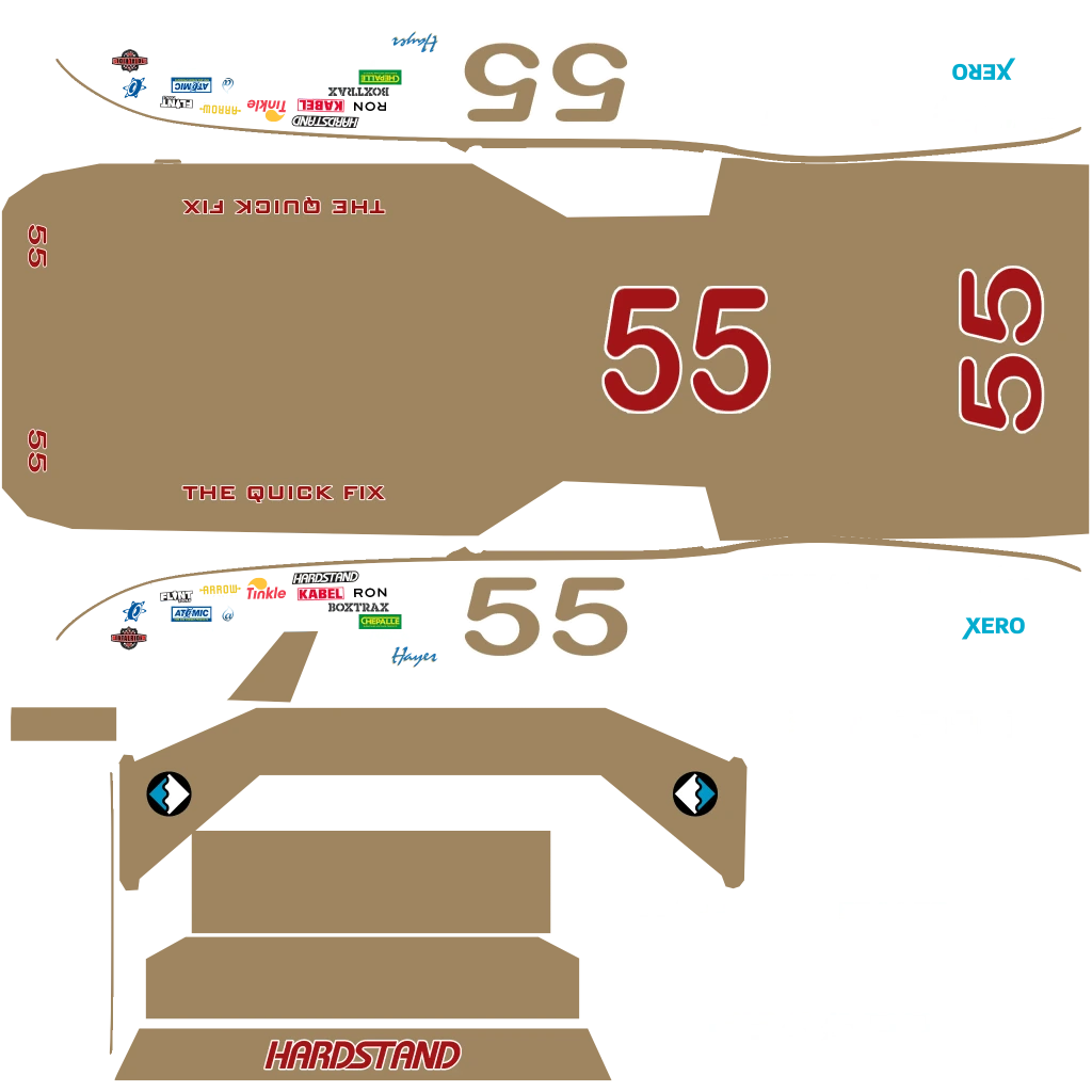 Bravado Gauntlet Classic Custom livery 6 template