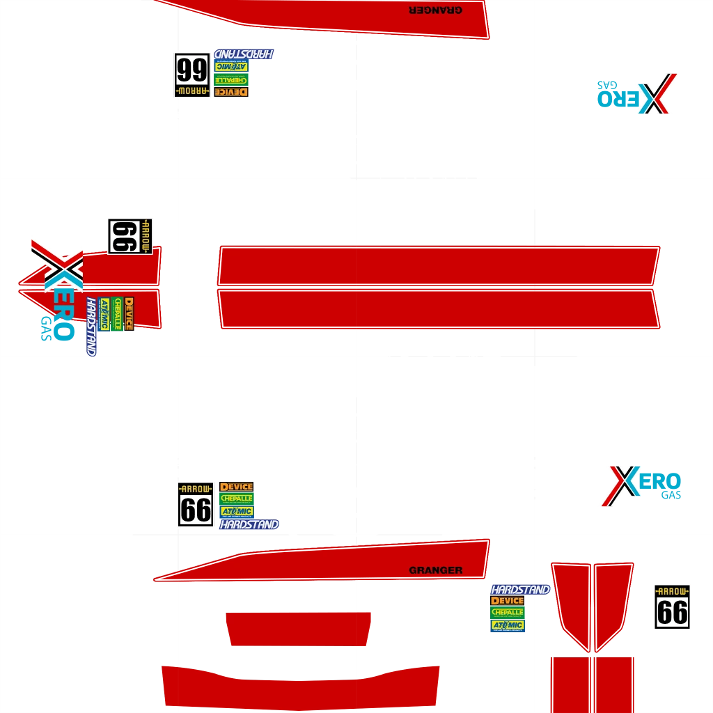Declasse Granger 3600LX livery 10 template