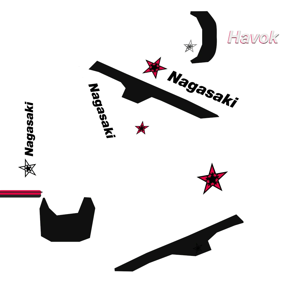 Nagasaki Havok livery 1 template