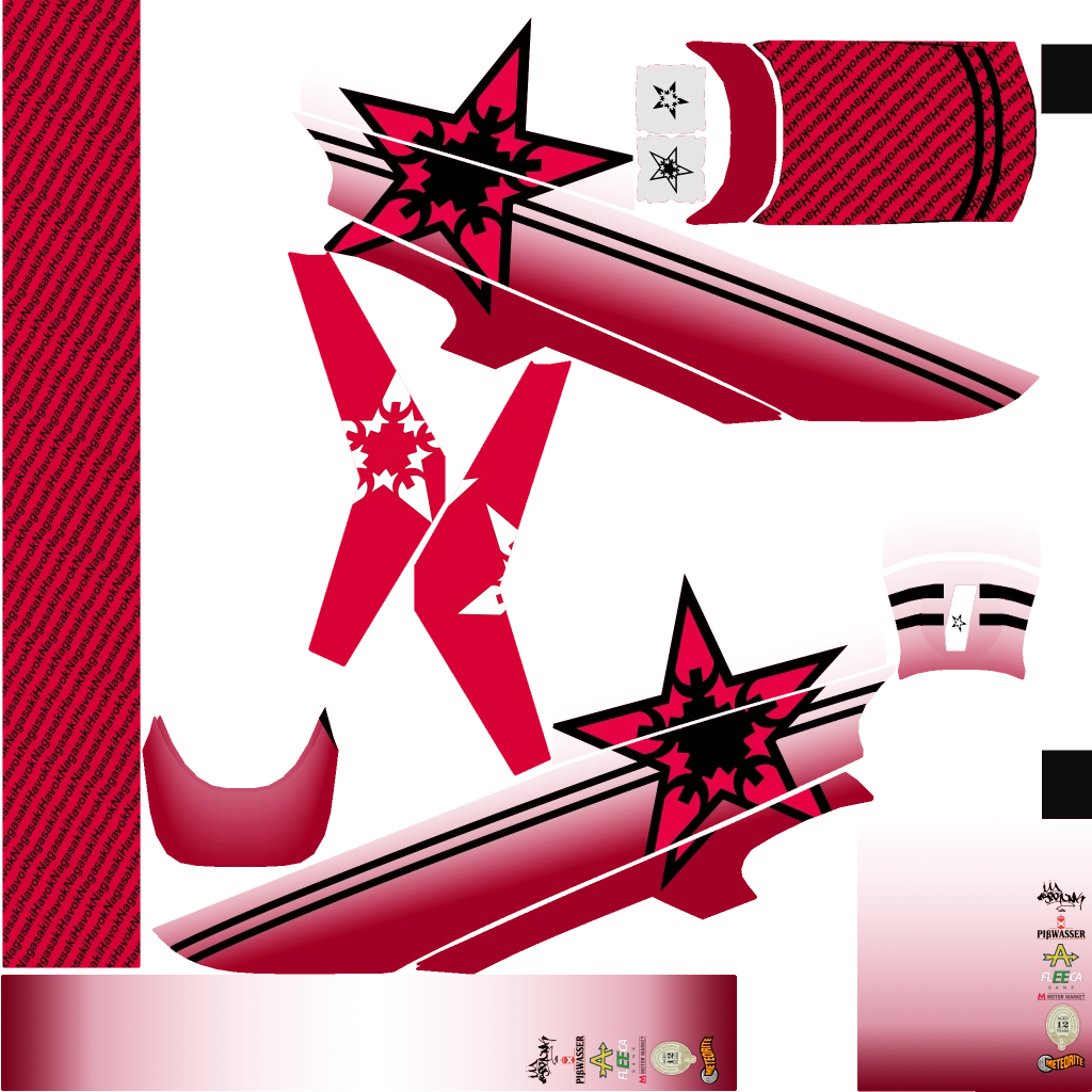 Nagasaki Havok livery 4 template