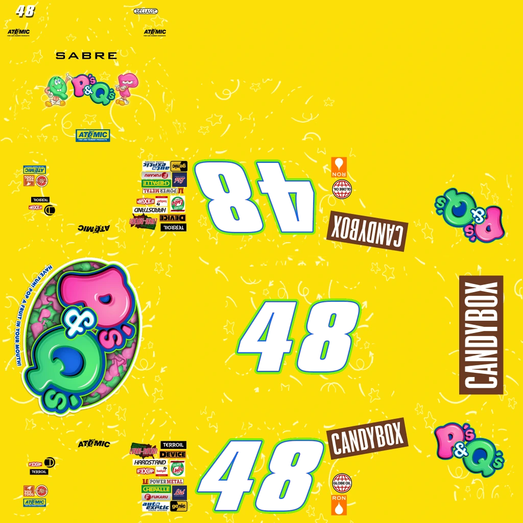 Declasse Hotring Sabre livery 10 template
