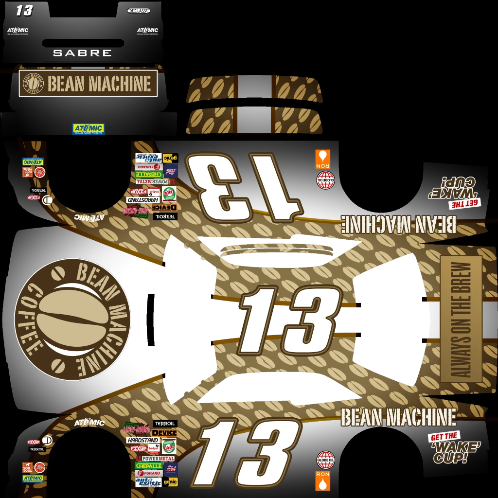 Declasse Hotring Sabre livery 12 template