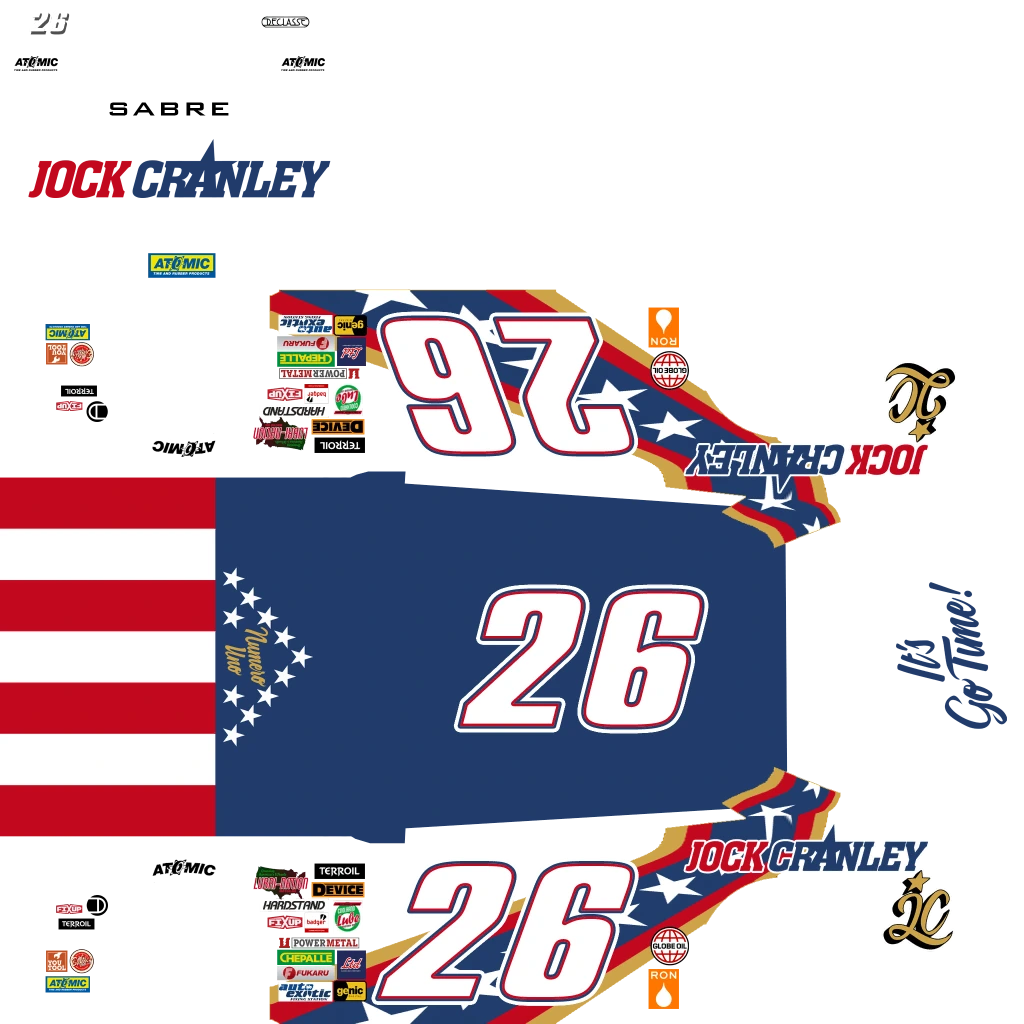 Declasse Hotring Sabre livery 14 template
