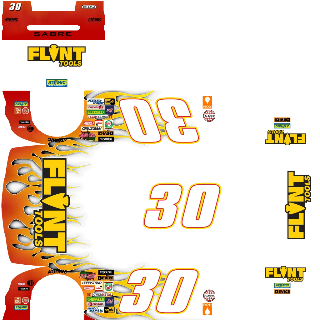 Declasse Hotring Sabre livery 16 template