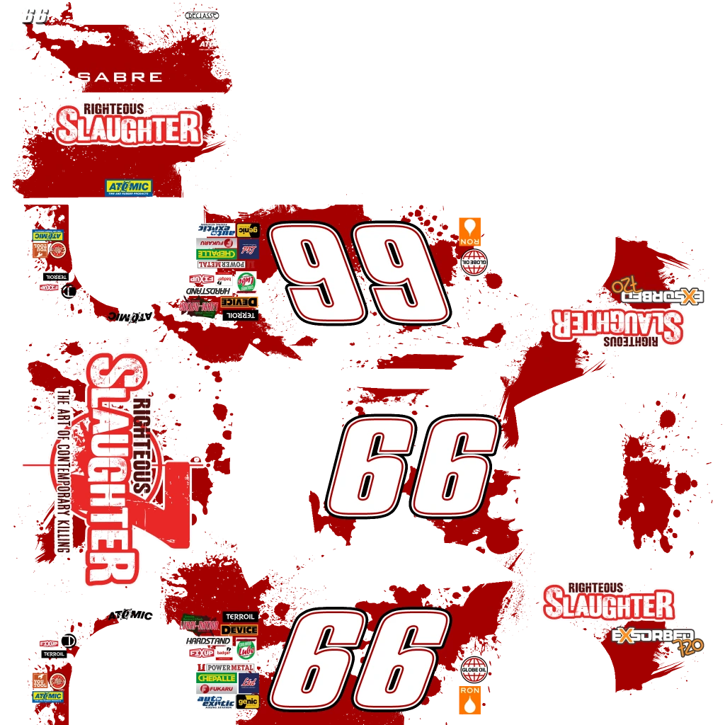 Declasse Hotring Sabre livery 18 template