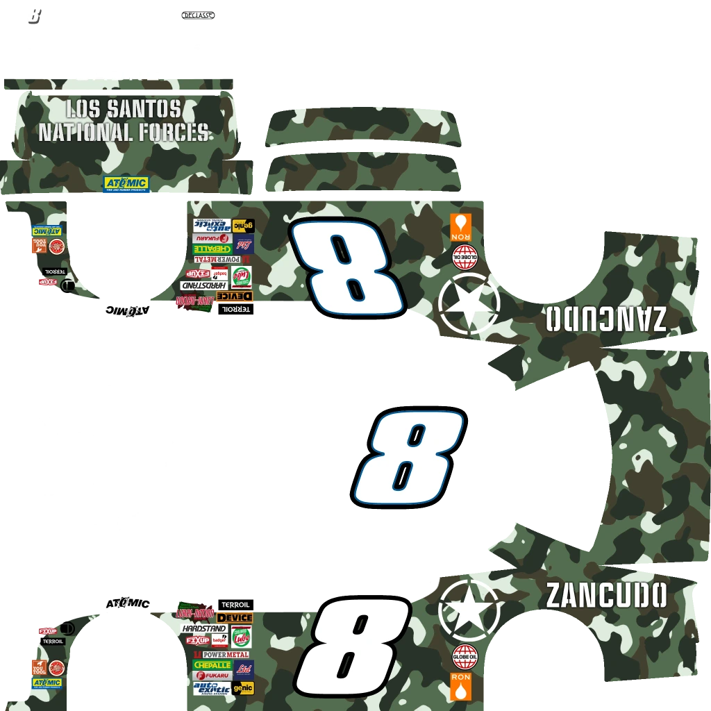 Declasse Hotring Sabre livery 2 template