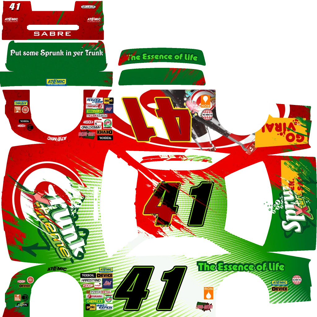Declasse Hotring Sabre livery 31 template