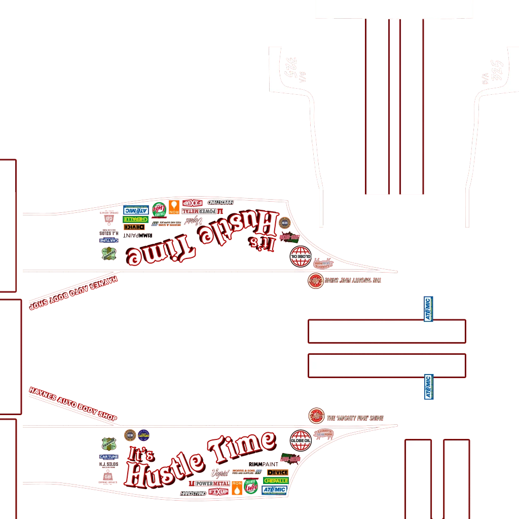 Vapid Hustler livery 5 template