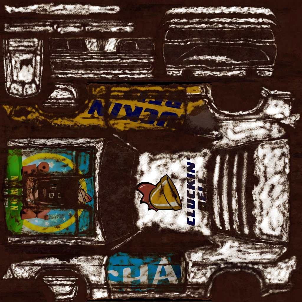 Vapid Nightmare Imperator livery 2 template