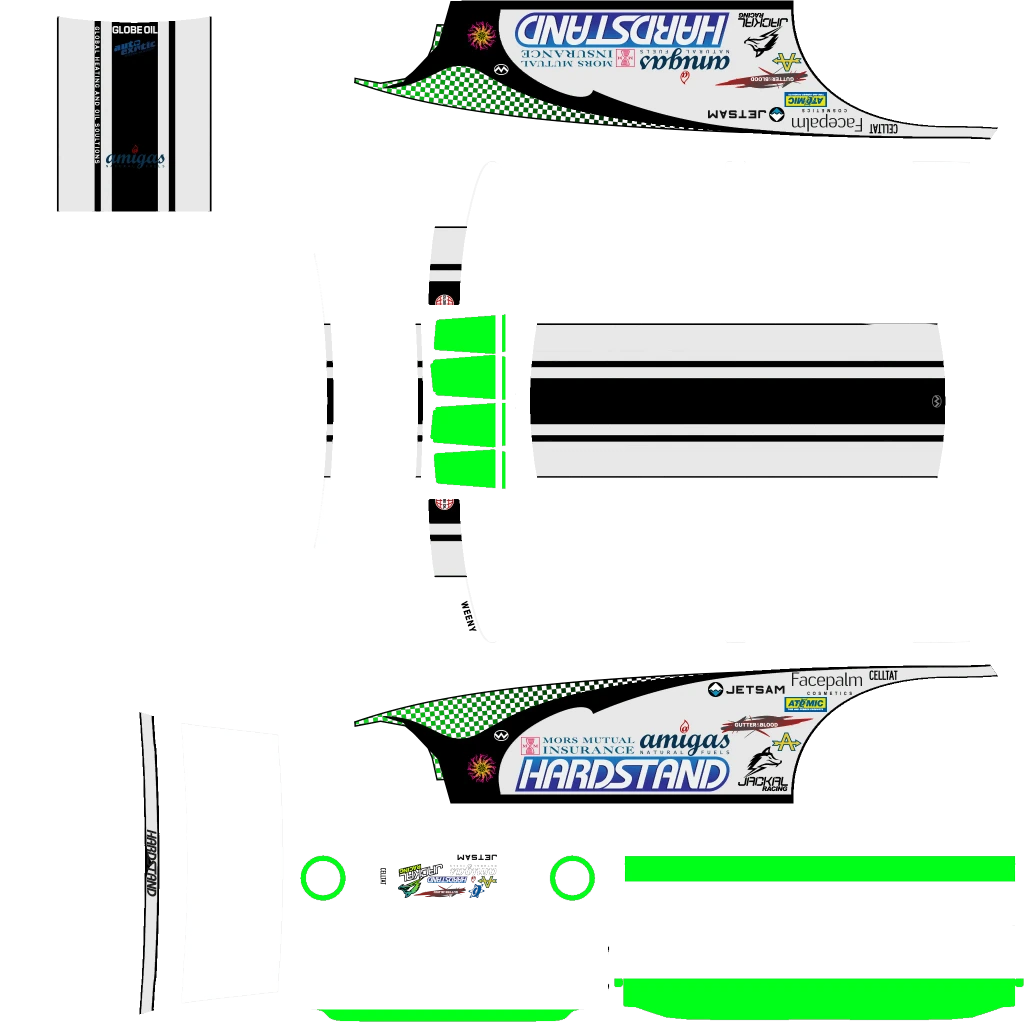 Weeny Issi Classic livery 8 template