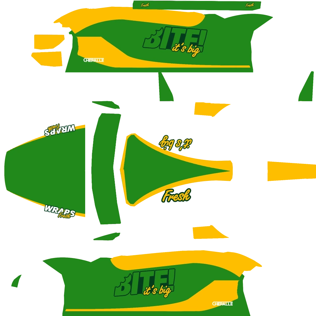 Progen Itali GTB Custom livery 5 template