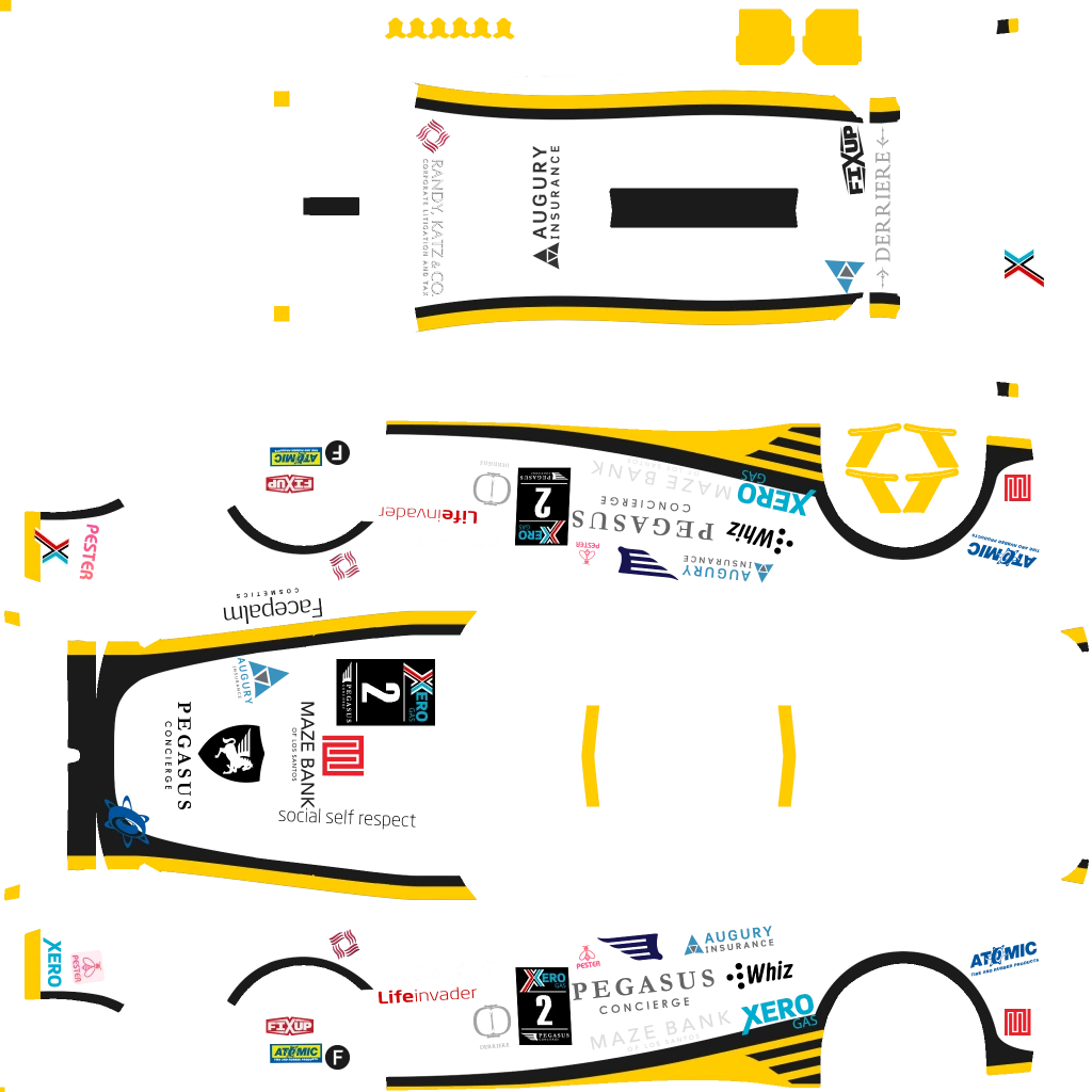 Grotti Itali GTO livery 9 template