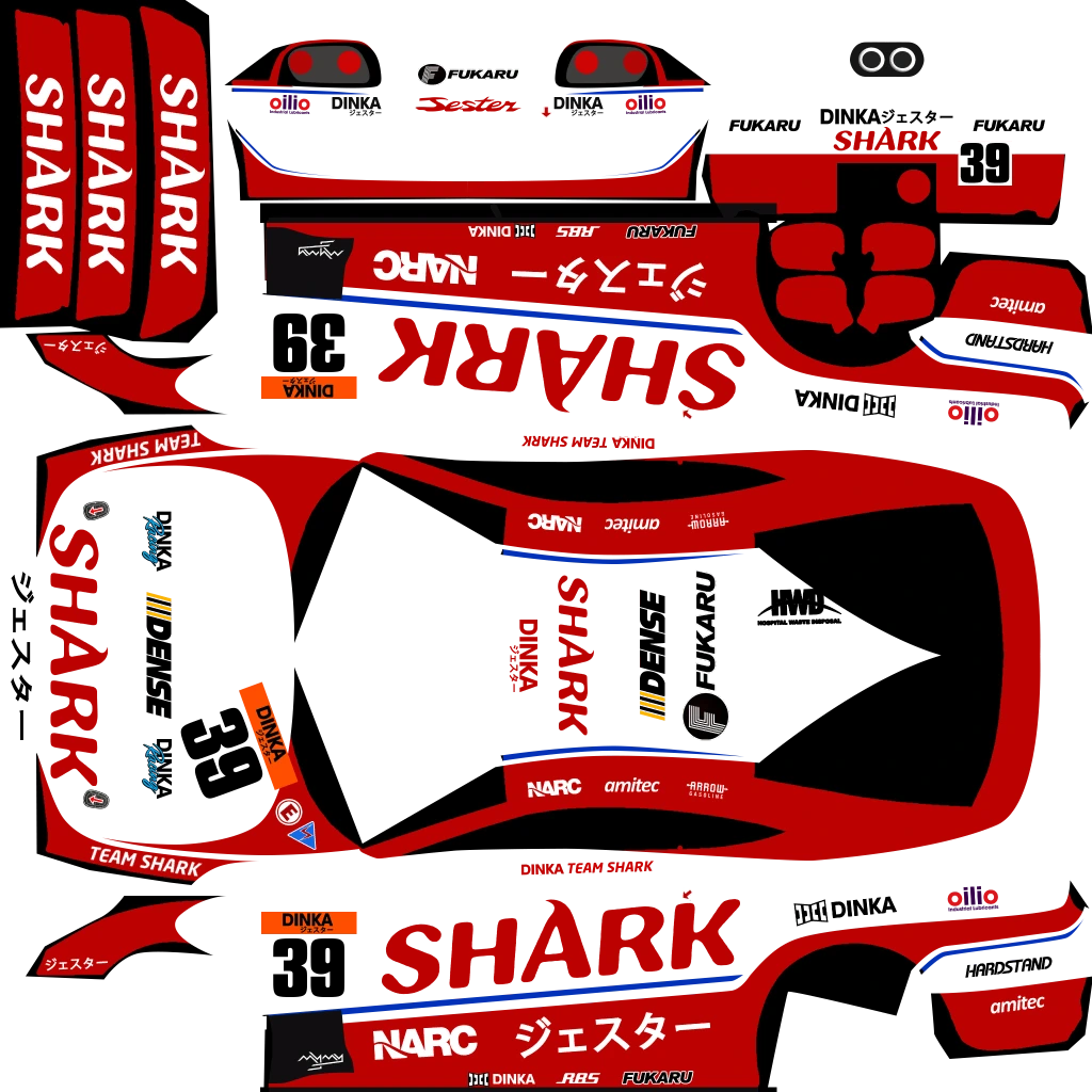 Dinka Jester Classic livery 11 template