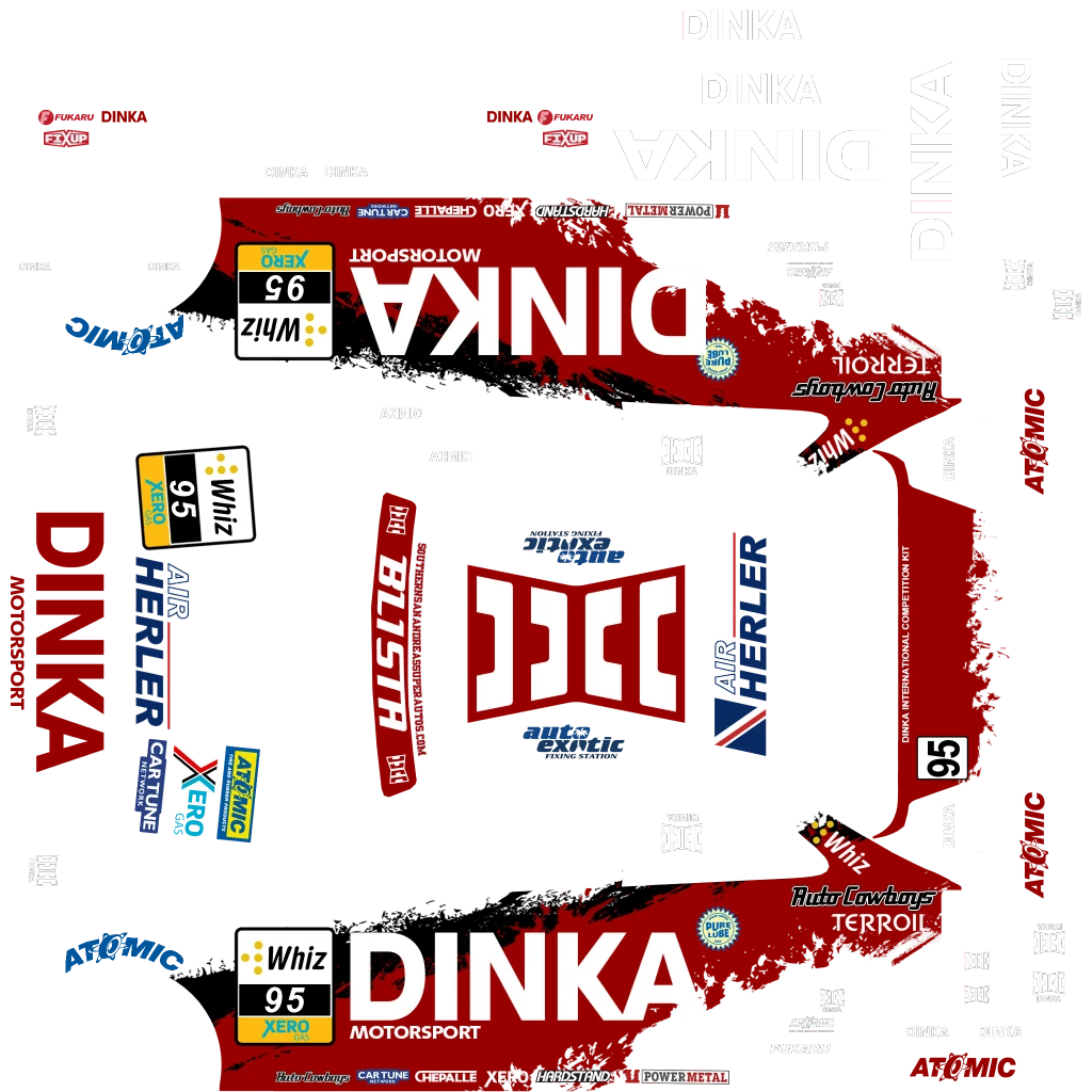 Dinka Blista Kanjo livery 10 template