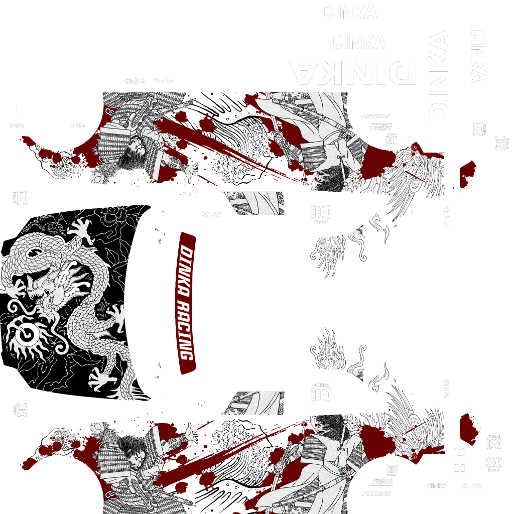 Dinka Blista Kanjo livery 13 template