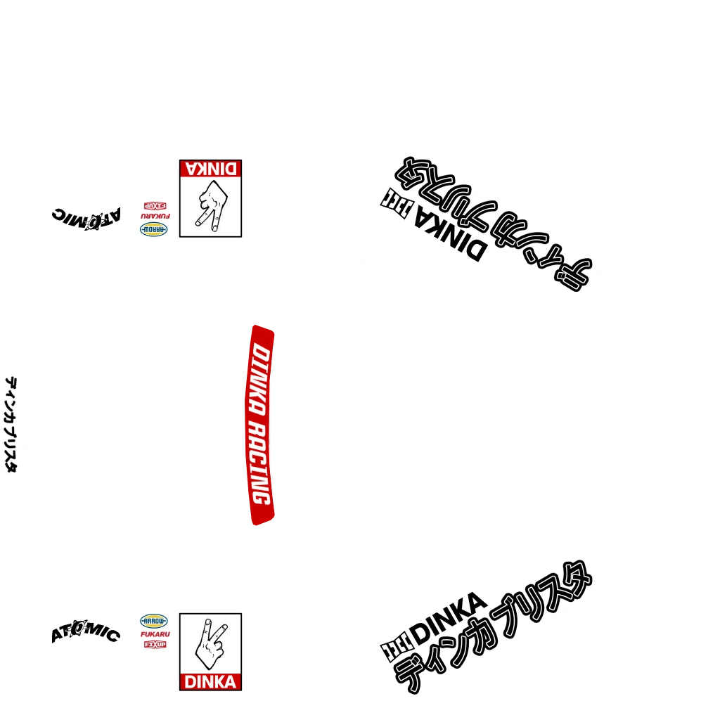 Dinka Blista Kanjo livery 6 template