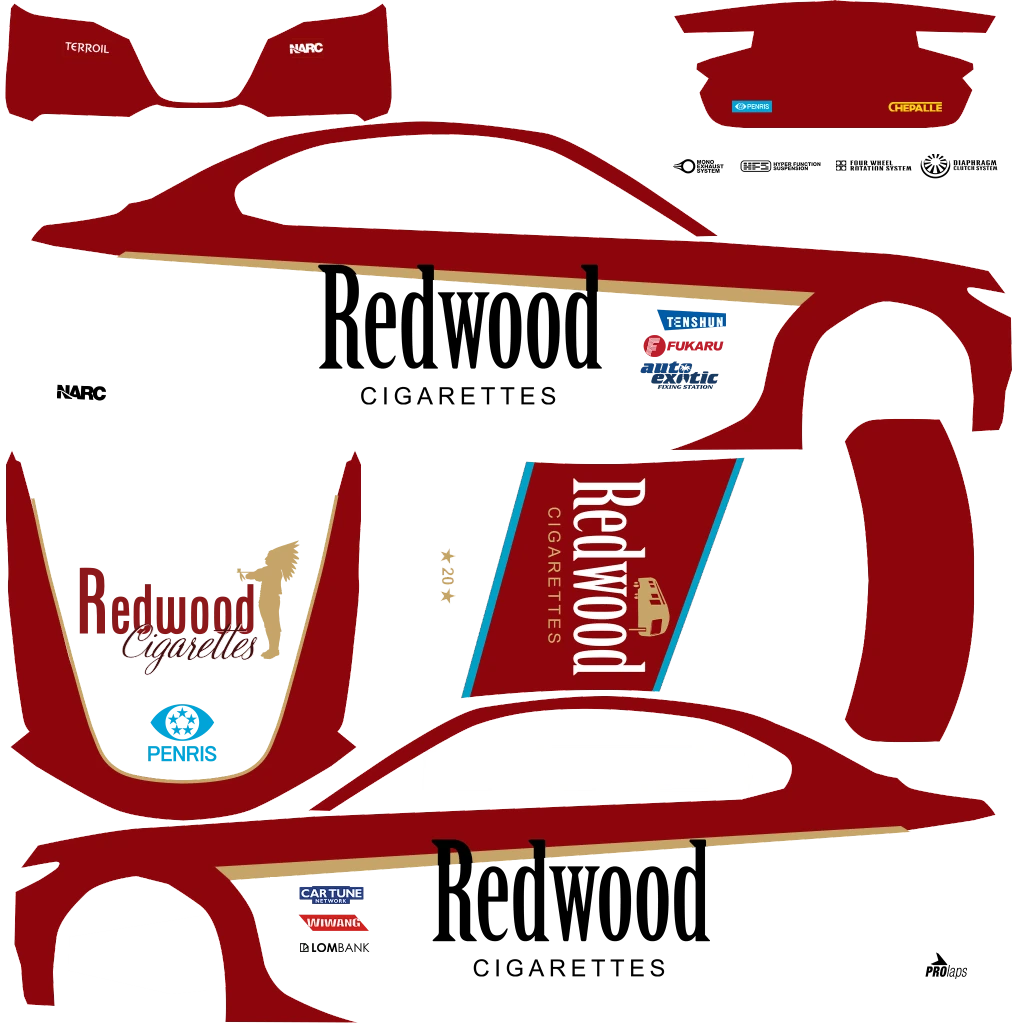 Lampadati Komoda livery 6 template