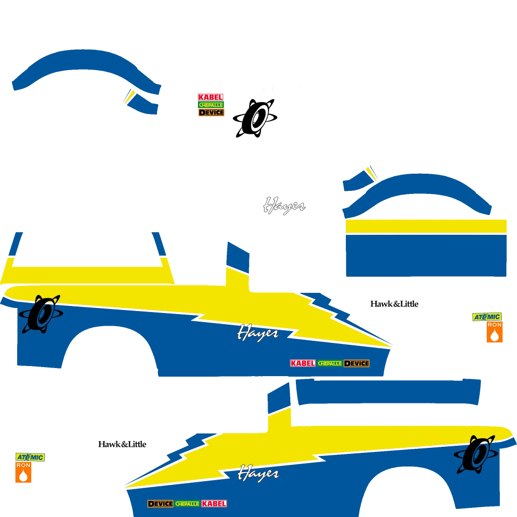Declasse Walton L35 livery 10 template
