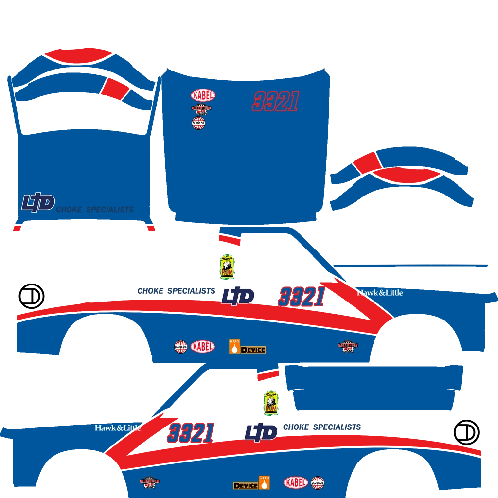 Declasse Walton L35 livery 11 template