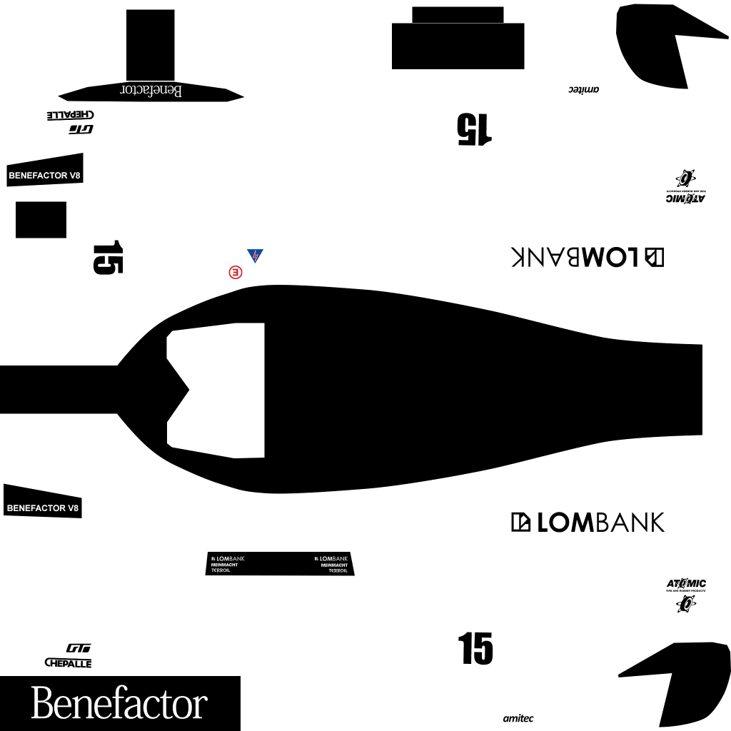 Benefactor LM87 livery 3 template
