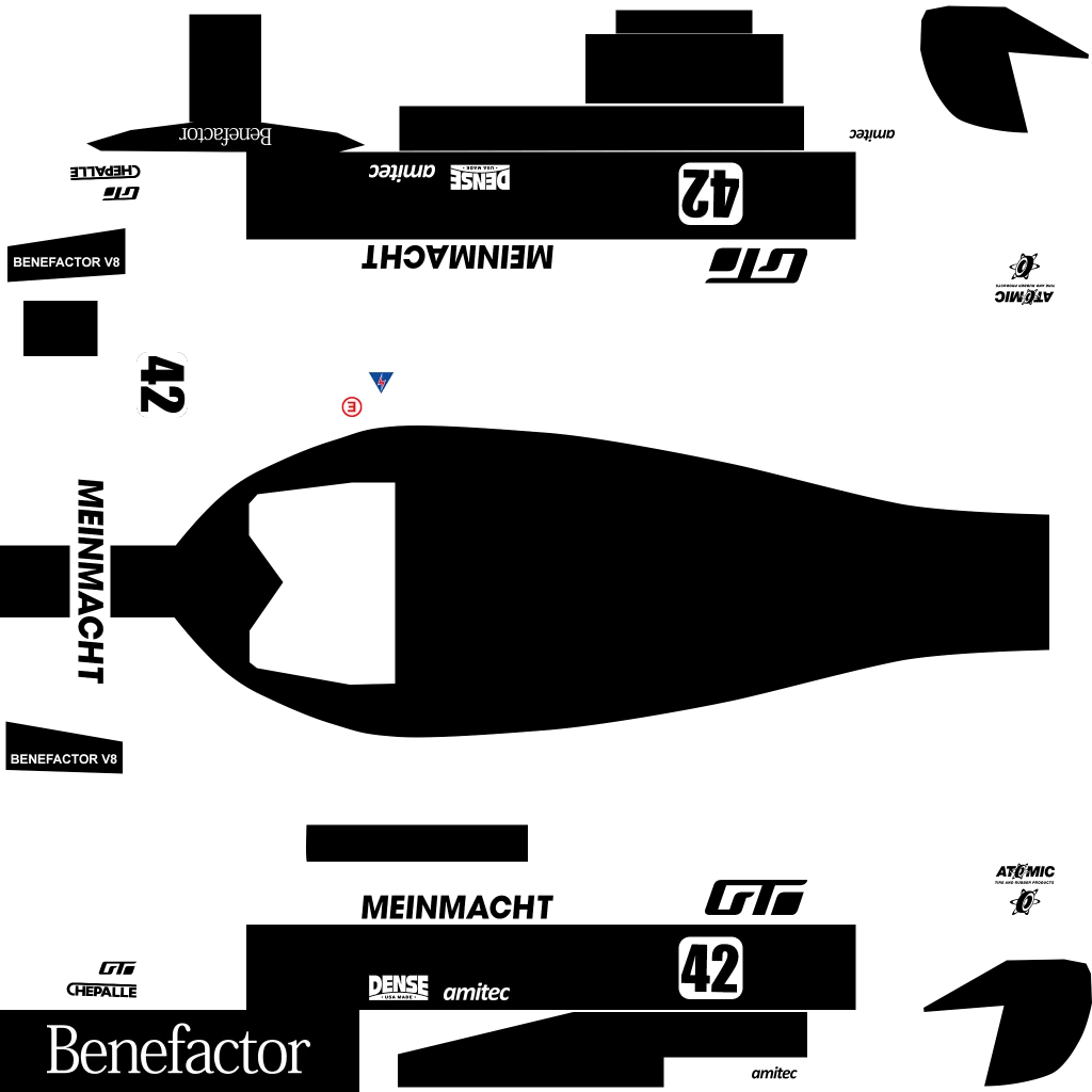 Benefactor LM87 livery 4 template