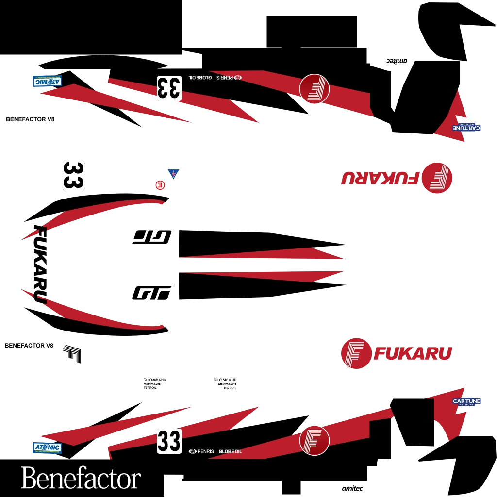 Benefactor LM87 livery 7 template