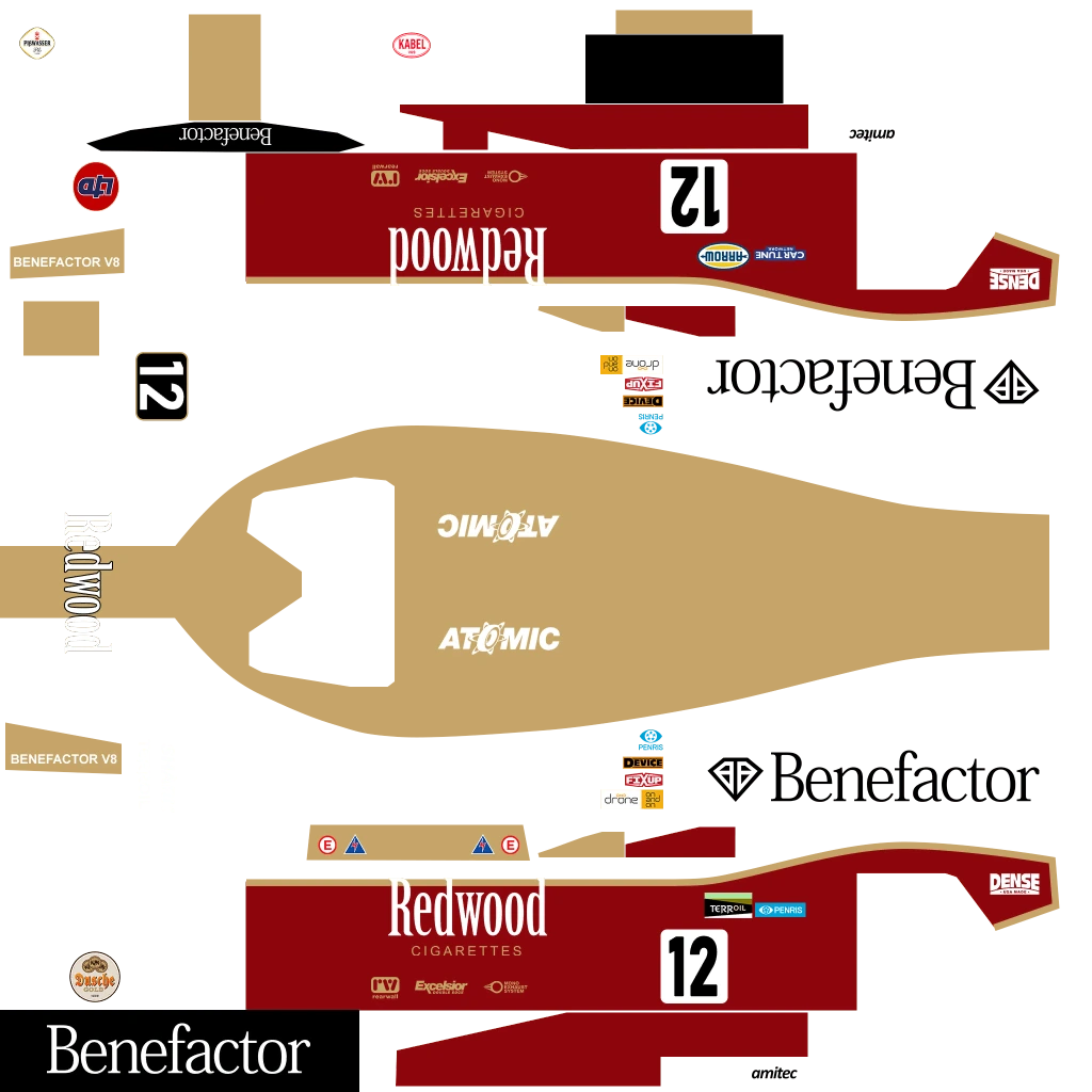 Benefactor LM87 livery 9 template