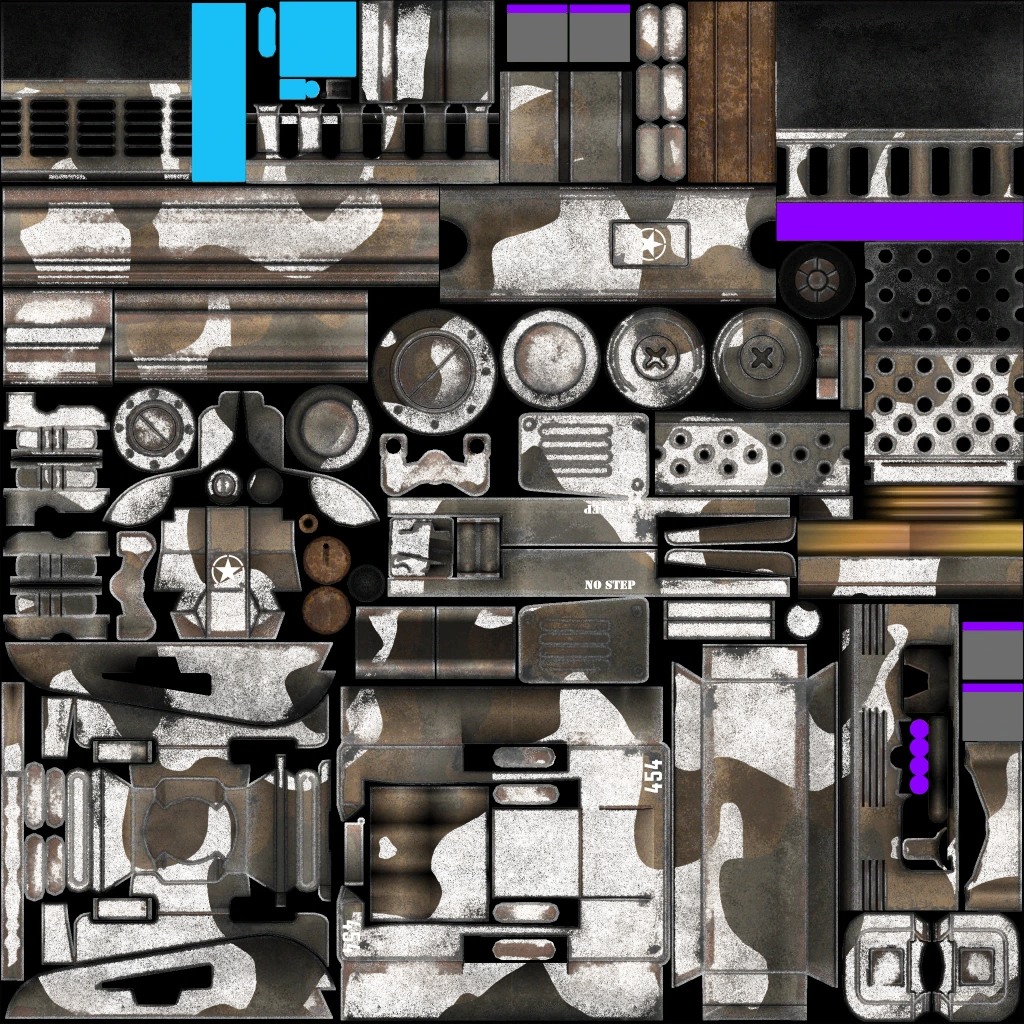Invade and Persuade Tank livery 1 template