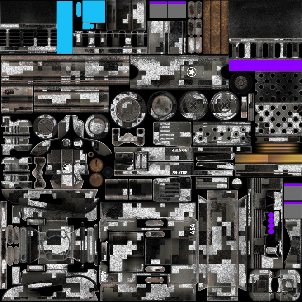Invade and Persuade Tank livery 10 template