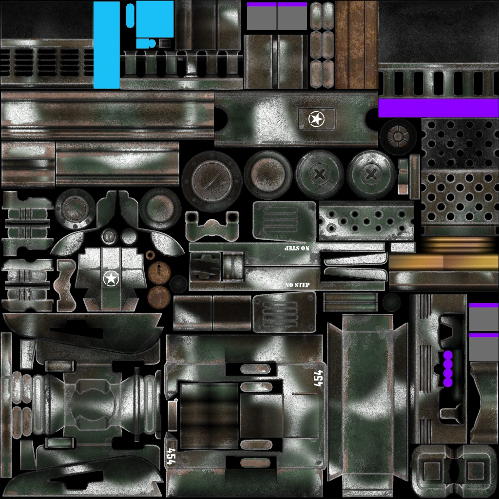 Invade and Persuade Tank livery 2 template