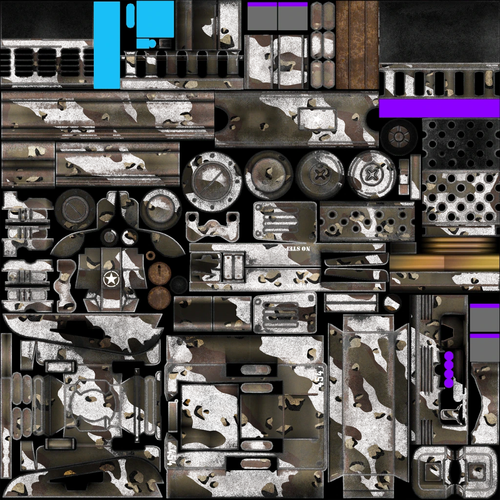 Invade and Persuade Tank livery 3 template