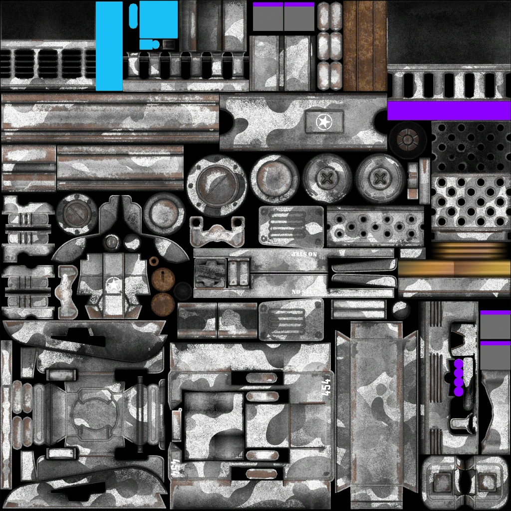 Invade and Persuade Tank livery 4 template