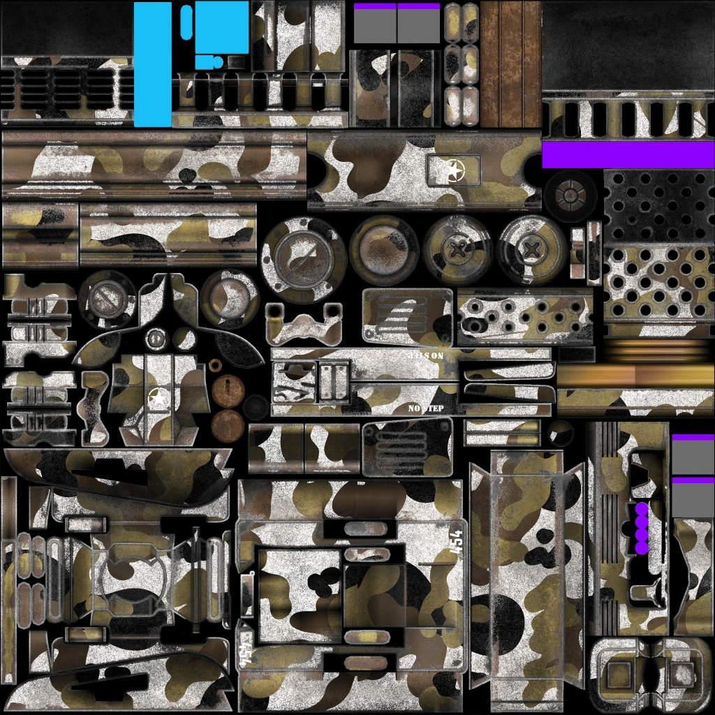 Invade and Persuade Tank livery 5 template